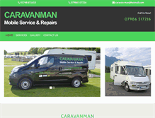 Tablet Screenshot of caravanman.net